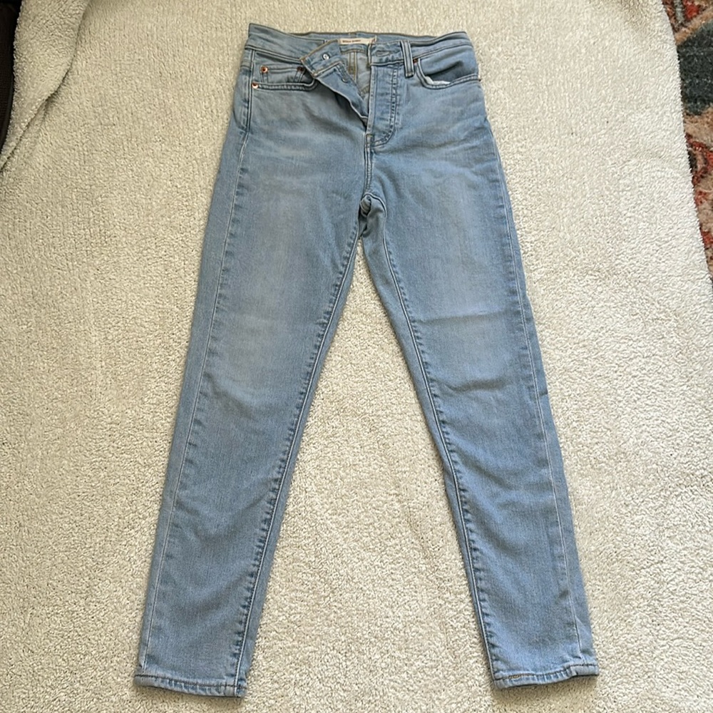 Levi Wedgie Skinny Jeans Size 25